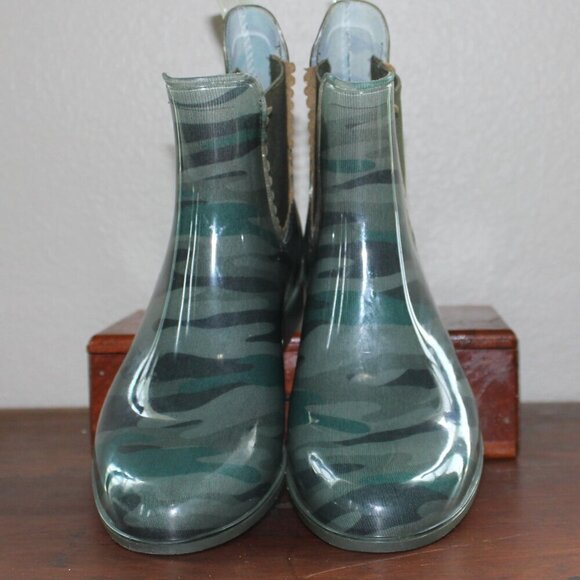Jack Rogers Sallie Camo Rain Boot Size 8 - Picture 2 of 5